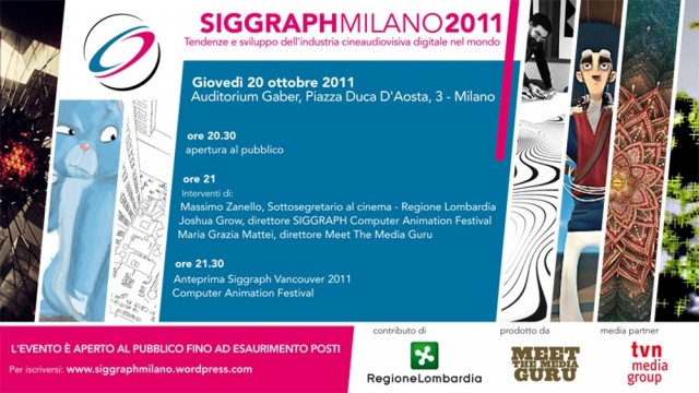 Siggraph Milano 2011 - programma